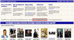 Desktop Screenshot of musiker.dk